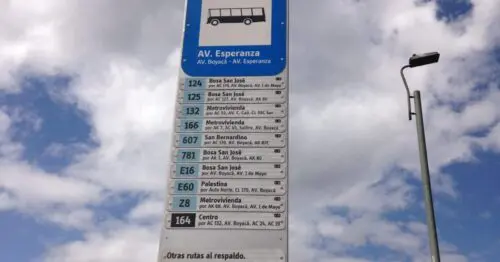 PARADERO SITP AVENIDA ESPERANZA  007A06